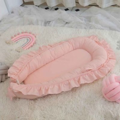 Réducteur de lit bébé doux moelleux CoconBébé Rose