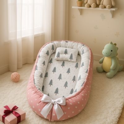 Réducteur de lit bébé doux rassurant NidPortablePourBébé Sapin