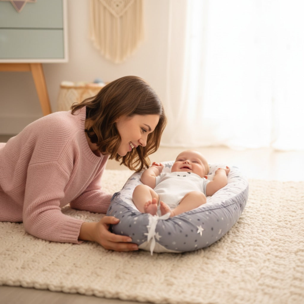 reducteur de lit bebe facile à transporter coton nomade