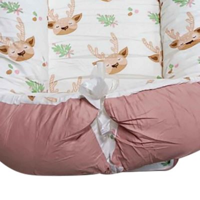 Réducteur de lit bébé léger coton NidPortablePourBébé Cerf