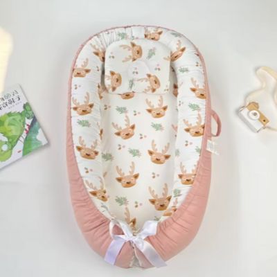 Réducteur de lit bébé léger moelleux NidPortablePourBébé Cerf
