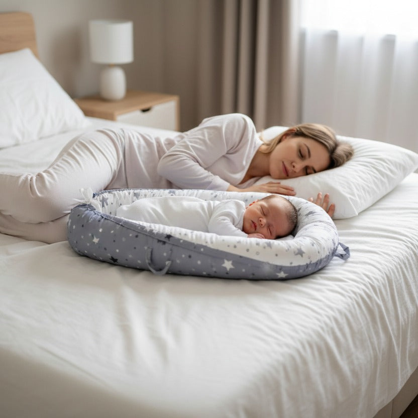 reducteur de lit bebe pratique coton nomade