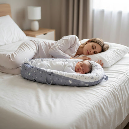reducteur de lit bebe pratique coton nomade