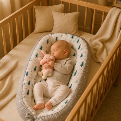 Réducteur de lit bébé sommeil profond NidPortablePourBébé Sapin