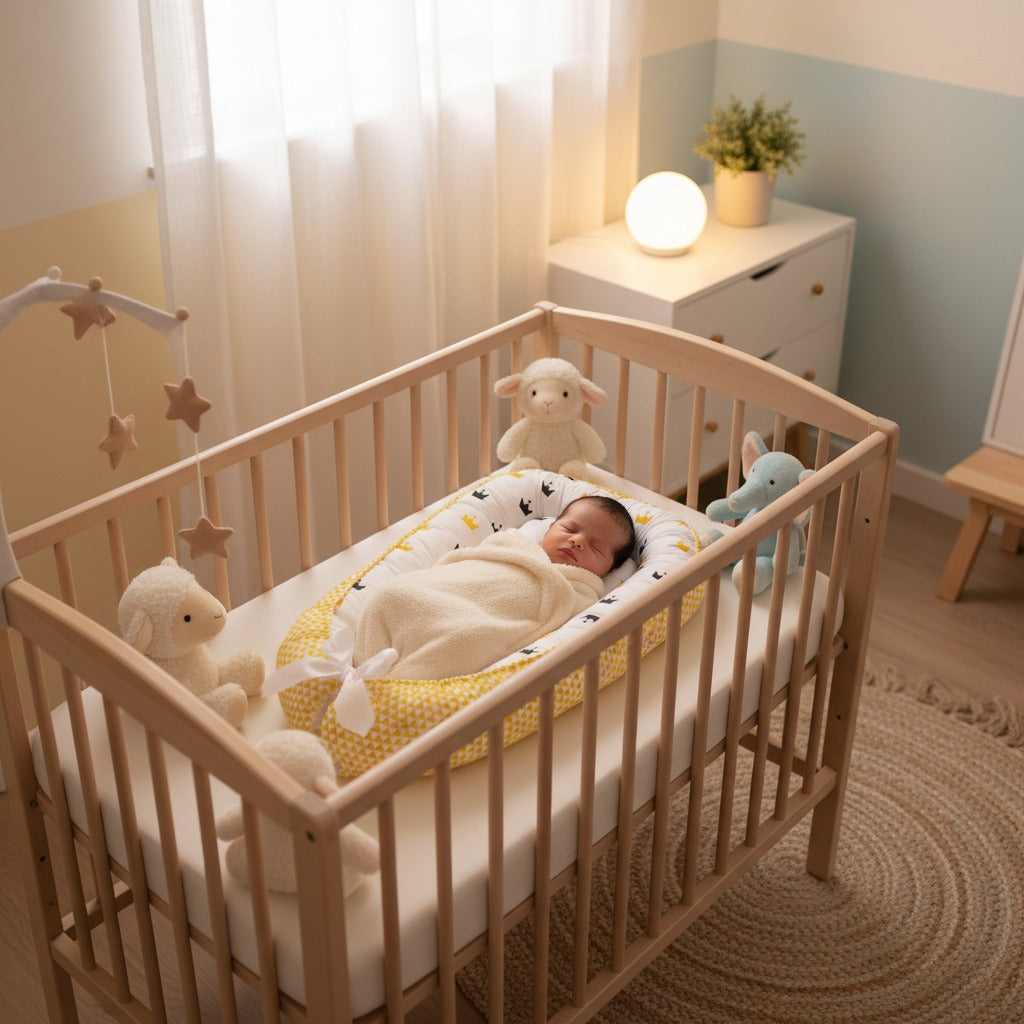 réducteur de lit évolutif sommeil serein nid bébé