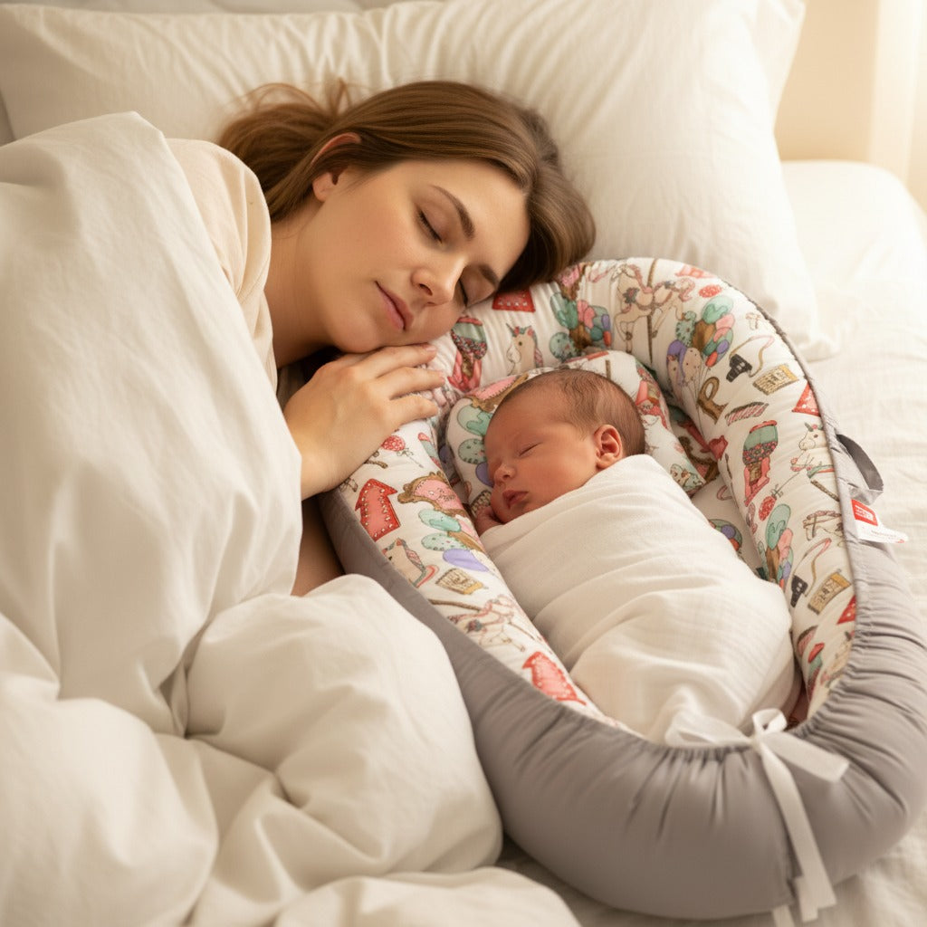 réducteur de lit respirant pratique sommeil serein coton paisible