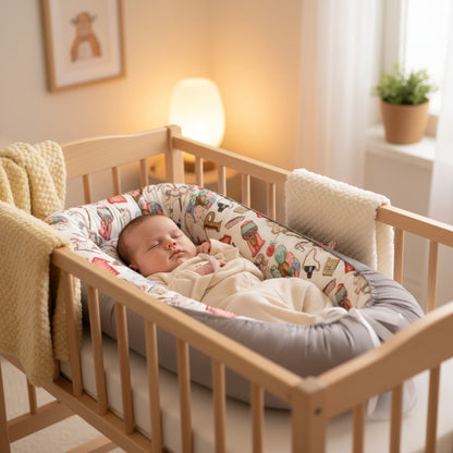 réducteur de lit respirant sommeil serein coton paisible