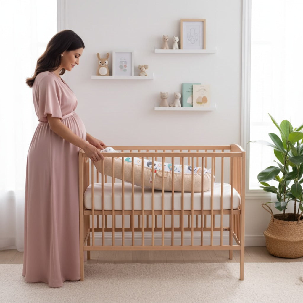 reducteur lit bebe cadeau idéal naissance coton portable