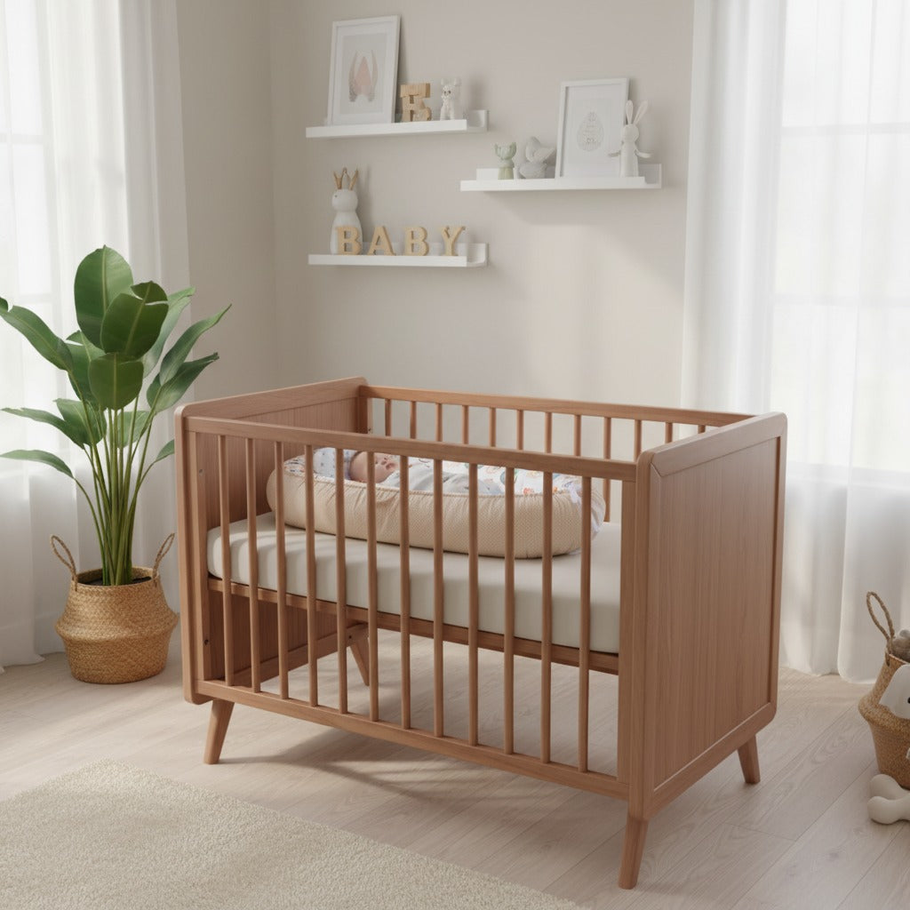 reducteur lit bebe dans berceau sommeil continu coton portable