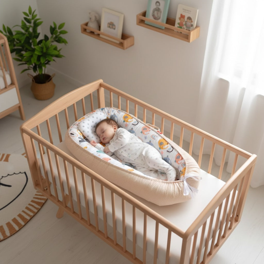 reducteur lit bebe protecteur dans berceau coton portable