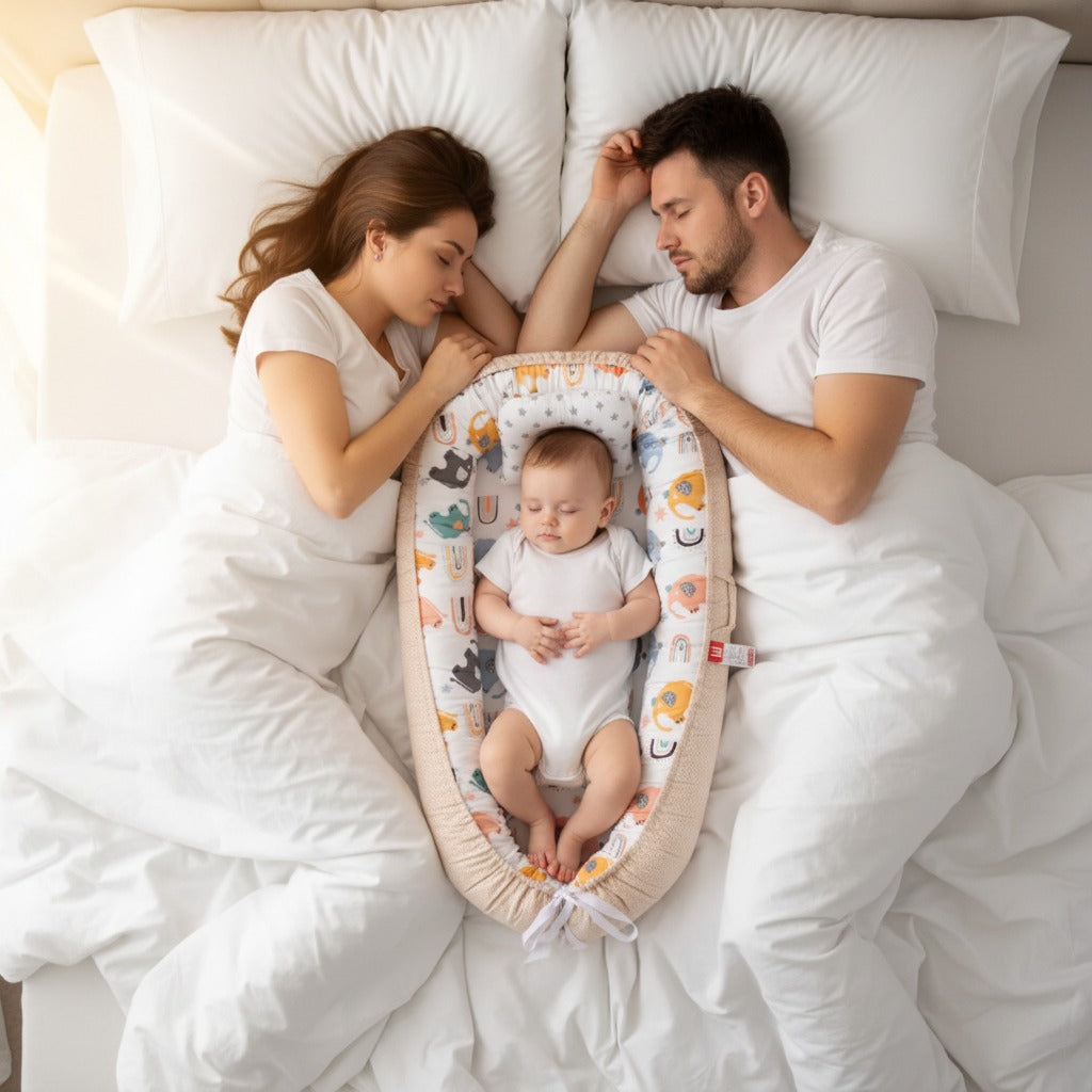 reducteur lit bebe protecteur pratique coton portable