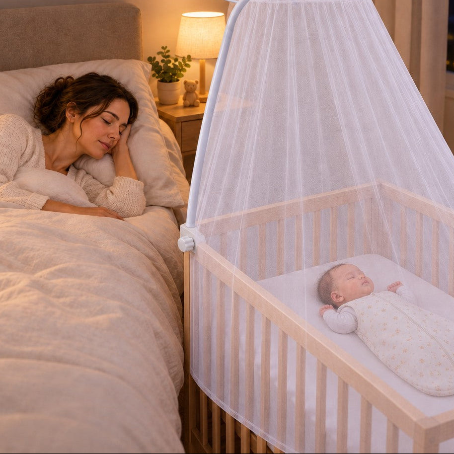 support ciel de lit bébé resistant stable réglable