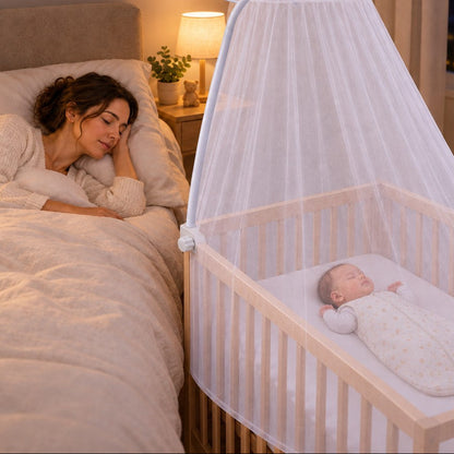 support ciel de lit bébé resistant stable réglable