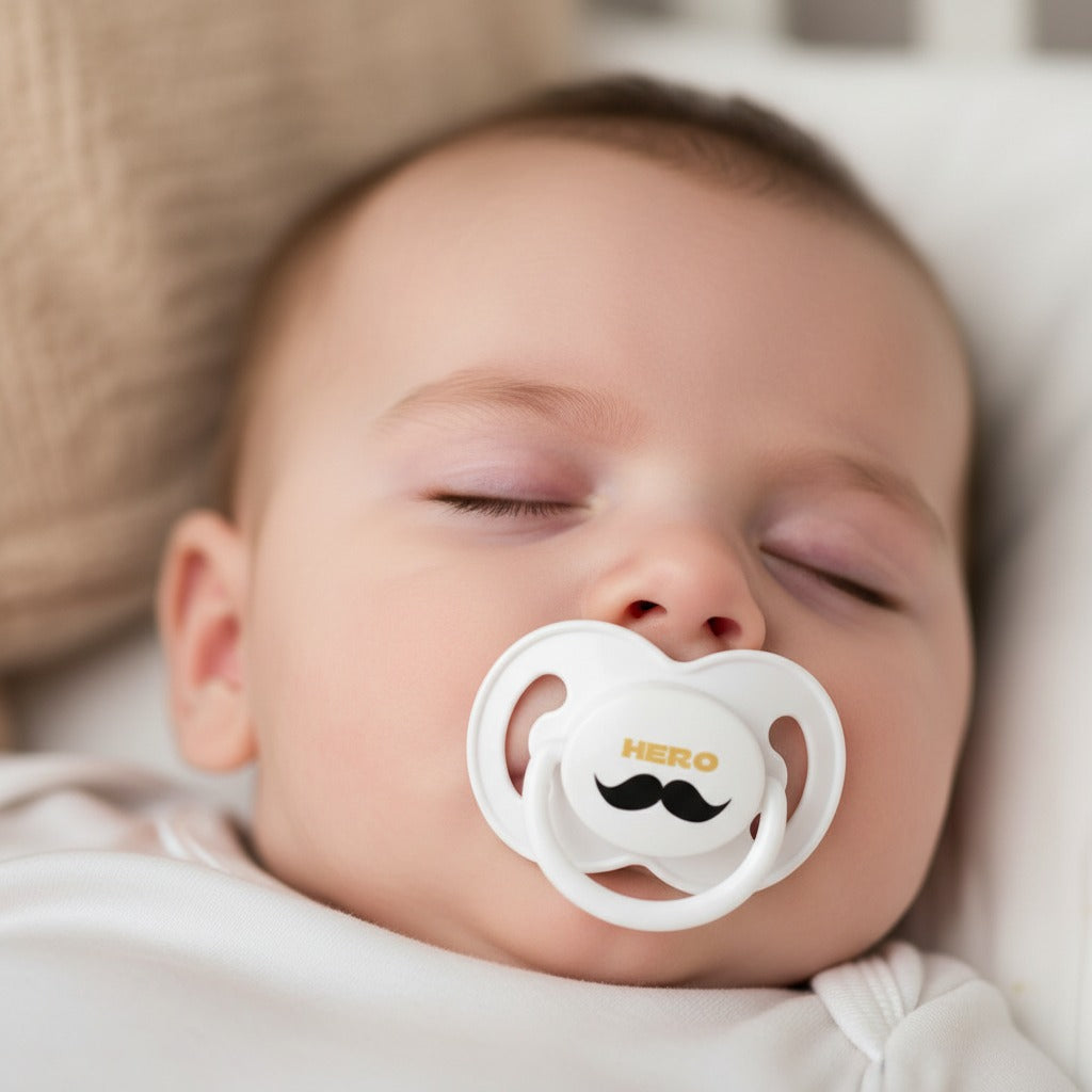 tétine bébé blanche avec trous Petit Mot