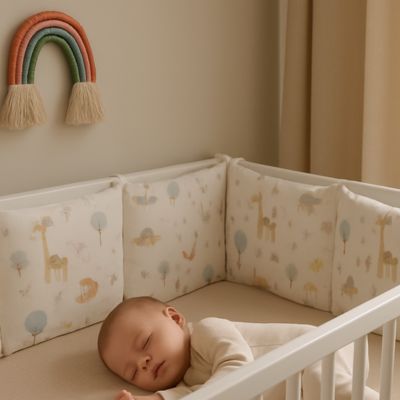 tour de lit bébé nid douillet apaisant Cocon Sécurisé SAFARI