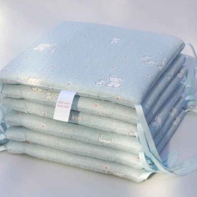 Tour de lit bébé panneaux carres Cocon Protecteur Éléphant