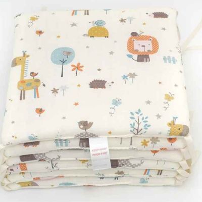 tour de lit bébé tissu coton bio Cocon Sécurisé SAFARI
