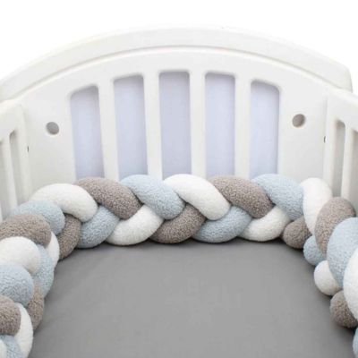 Tour de lit tresse douce moelleuse nuage d'agneau