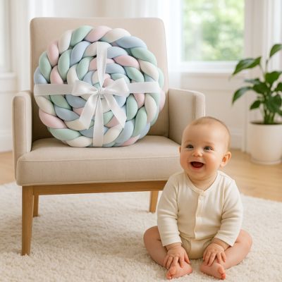 Tresse de lit 3m douce moelleuse cadeau cocon multicolore