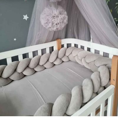 Tresse de lit bebe douce sécurisante Cocon Velours