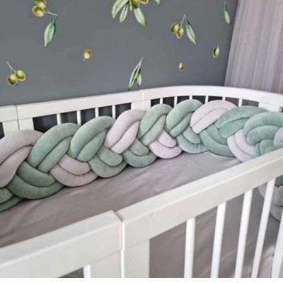 Tresse de lit douce confortable double brins Berce Doux