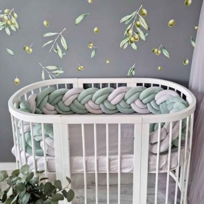 Tresse de lit douce double élégante protection optimale Berce Doux