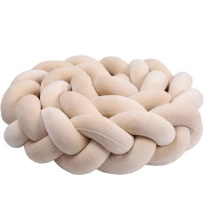 Tresse de lit douce douillette beige DreamNest