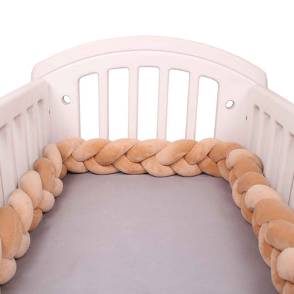 tresse lit bebe douce anti chocs beige Douceur et Sérénité