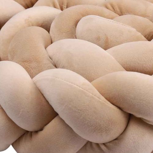 tresse lit bebe douce anti chocs beige détails Douceur et Sérénité