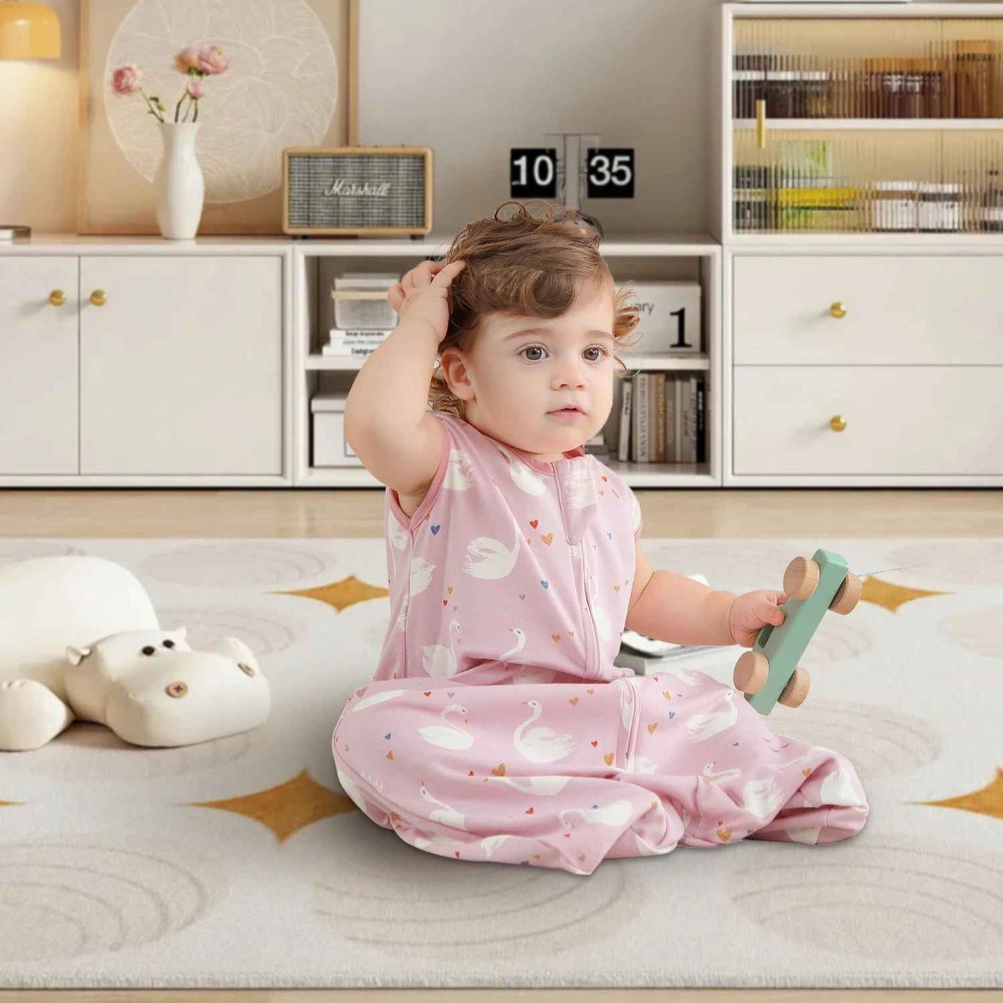 turbulette été douce confortable Coton Bio Respirant