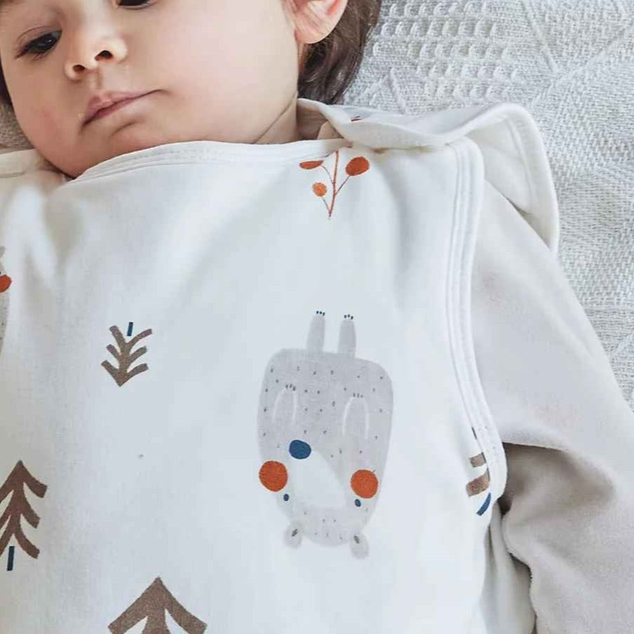 turbulette hiver animali douce avec boutons sur épaules CozyTOG