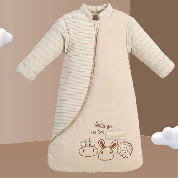 turbulette hiver douce motifs animaux mignons manches amovibles BioCozy