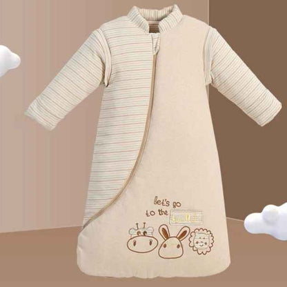 turbulette hiver douce motifs animaux mignons manches amovibles BioCozy