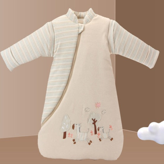 turbulette hiver douce motifs chevaux manches amovibles BioCozy