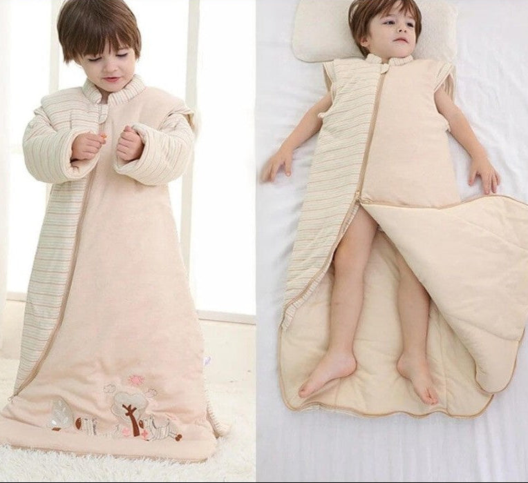 turbulette hiver douce pratique manches amovibles BioCozy