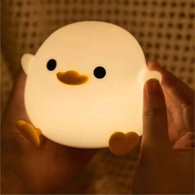 veilleuse bebe canard douce silicone DuckLight