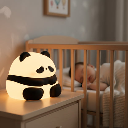 veilleuse bébé panda sommeil paisible lumière douce apaisante