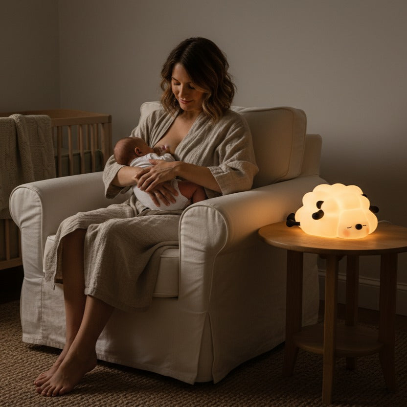 veilleuse bébé pratique allaitement nocturne lumière rassurante