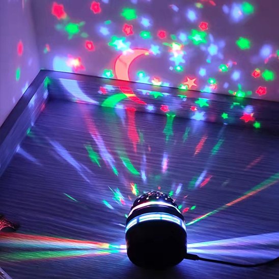 Veilleuse bébé projection  plafond projection multicolore - Douce Nuit