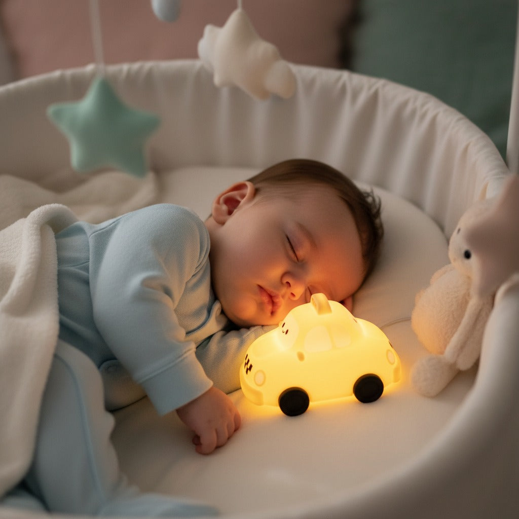 veilleuse bebe réconfortante sommeil serein lumière douce