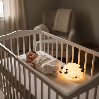 veilleuse bébé sommeil paisible lumière rassurante