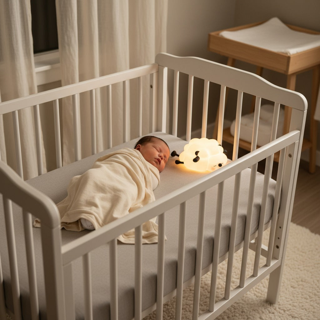 veilleuse bébé sommeil serein lumière rassurante