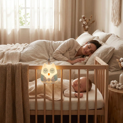 veilleuse bruit blanc relaxante apaisante hibou nomade