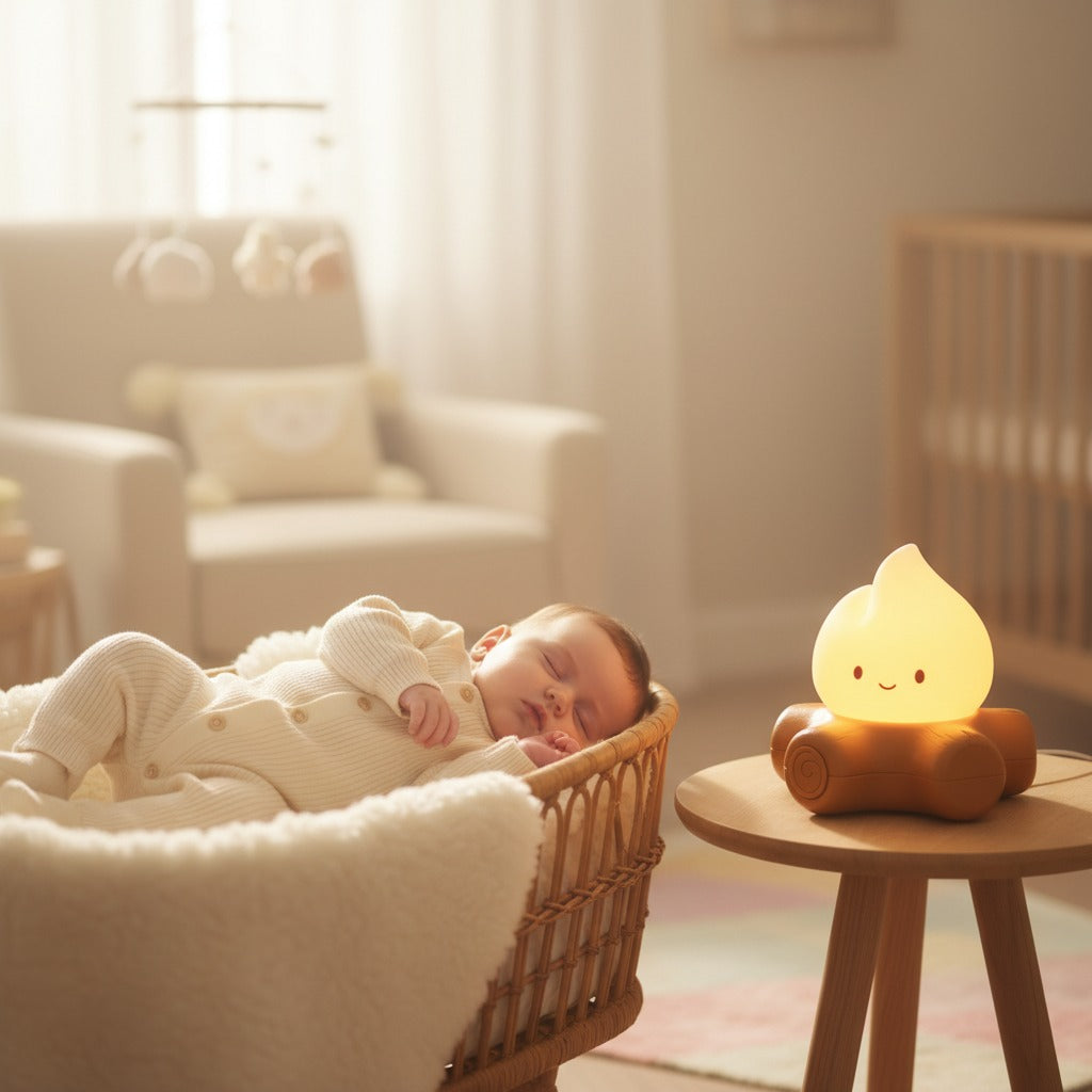 veilleuse bruit blanc sommeil serein campfire