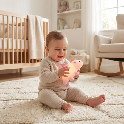 veilleuse dinosaure en silicone sans danger pour bébé Douce et Apaisante