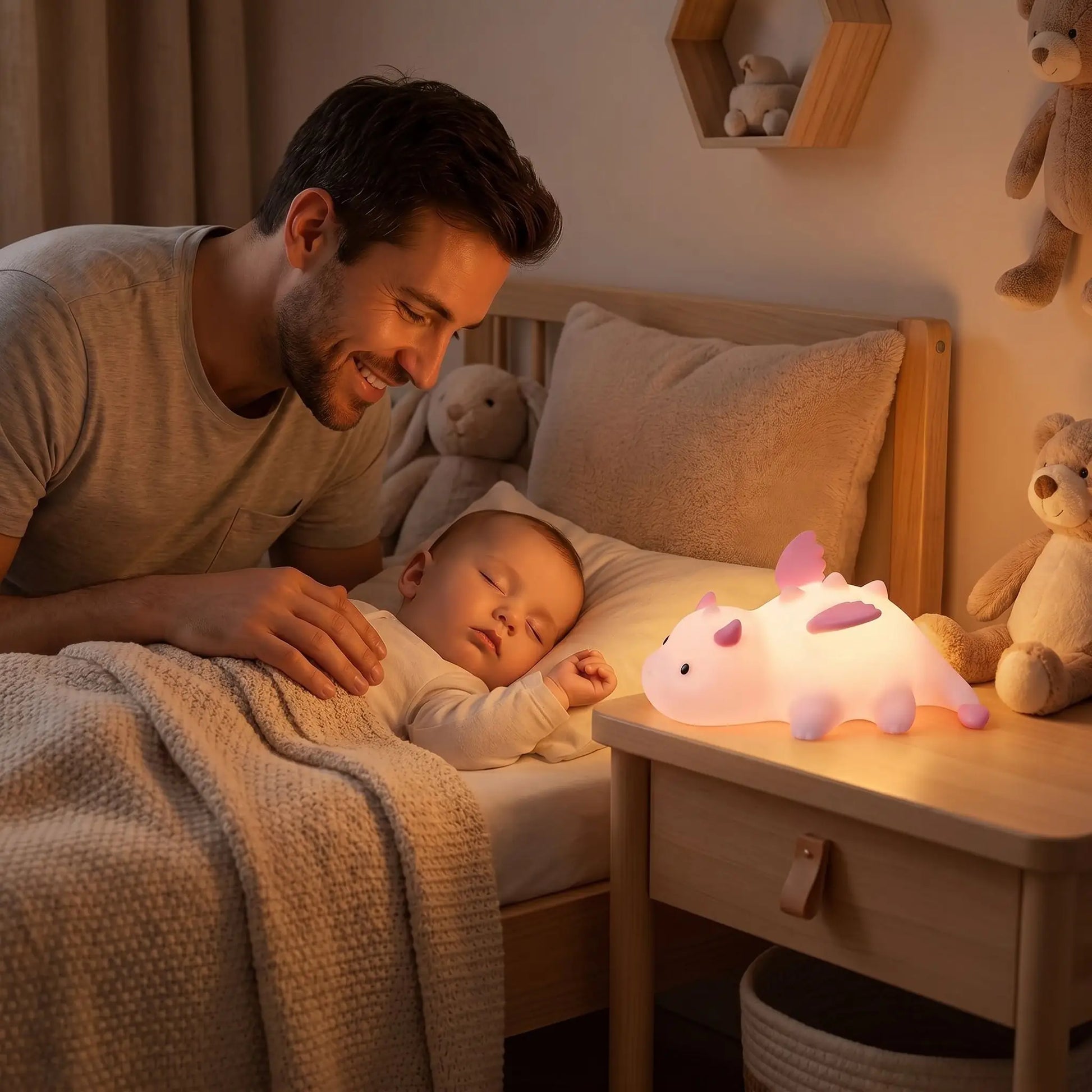 veilleuse dinosaure sommeil tranquille Douce et Apaisante