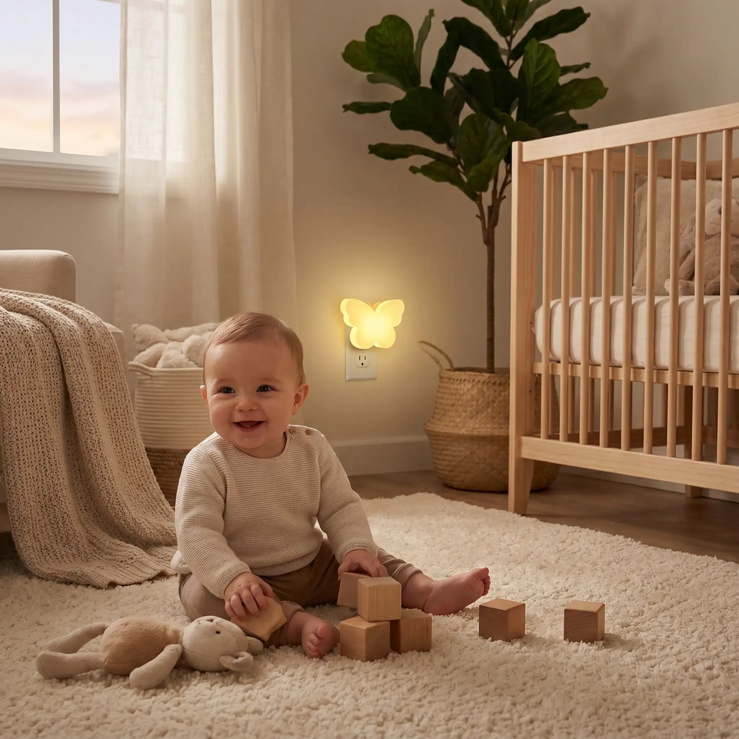 veilleuse pour bebe murale lumière automatique