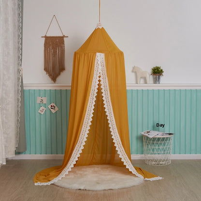 voile pour lit bebe moutarde Cocon Doux