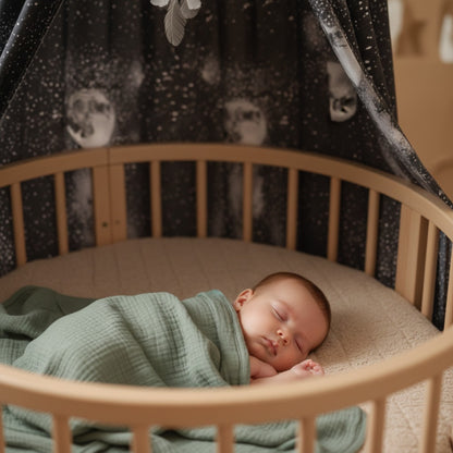 voile pour lit de bebe apaisant protecteur rêve nordique
