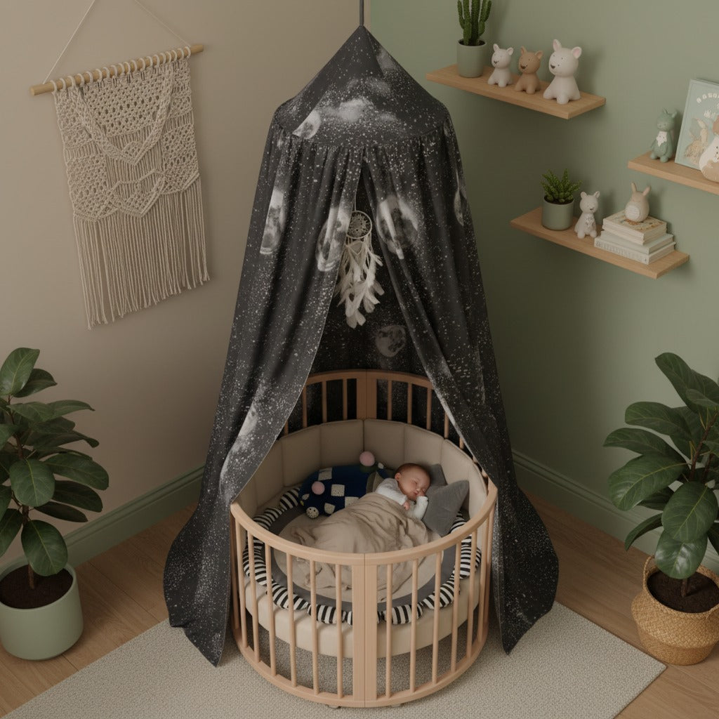 voile pour lit de bebe protecteur rêve nordique
